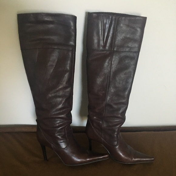 Brown Boots - Heels - 100% Leather - Picture 5 of 8